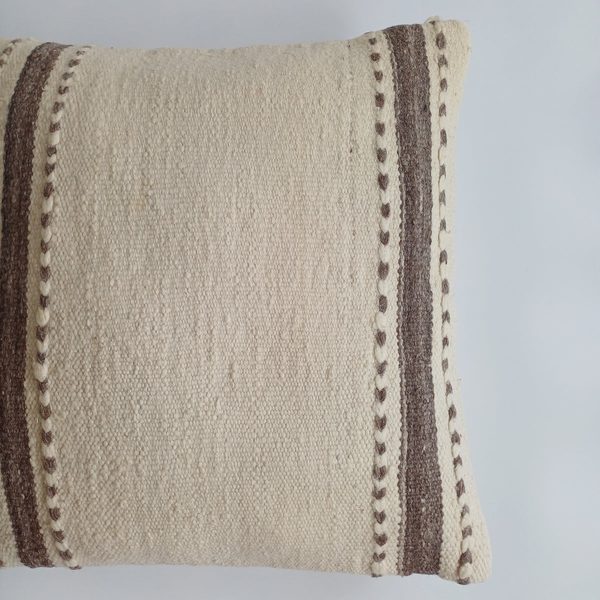 Moroccan Handmade Multicoloured Rug Cushion Cover 20''x20'' / 50x50 CM