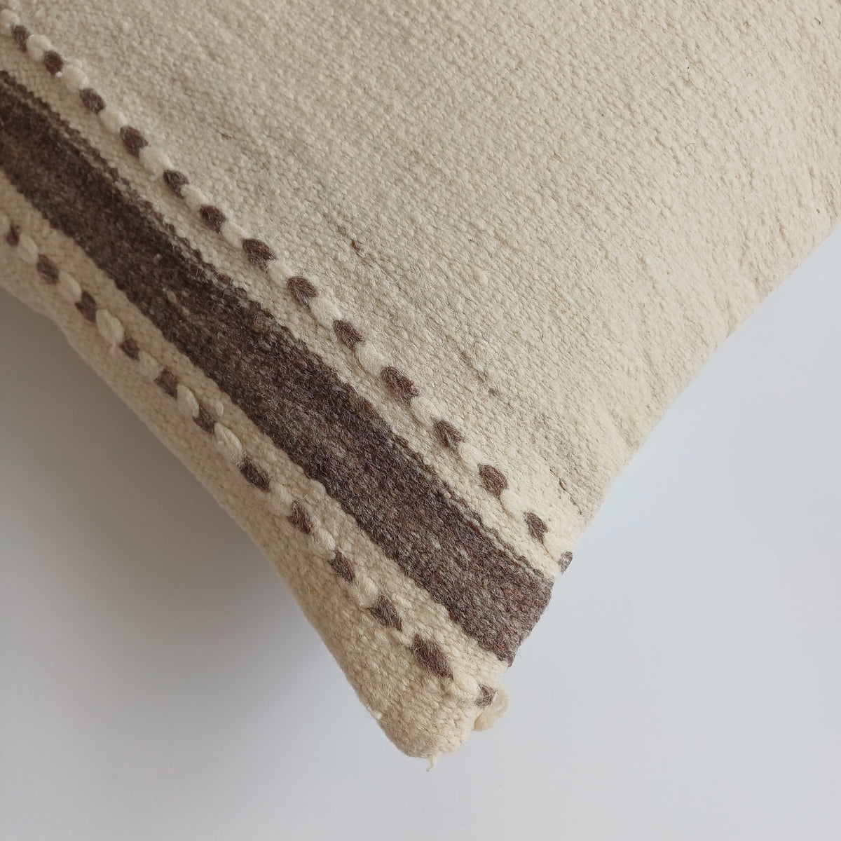 Moroccan Handmade Multicoloured Rug Cushion Cover 20''x20'' / 50x50 CM