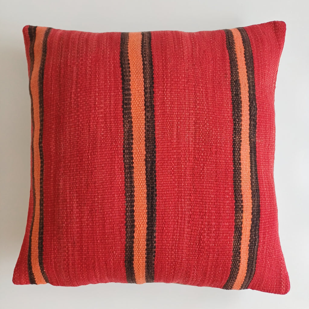 Moroccan Handmade Multicoloured Rug Cushion Cover 20''x20'' / 50x50 CM