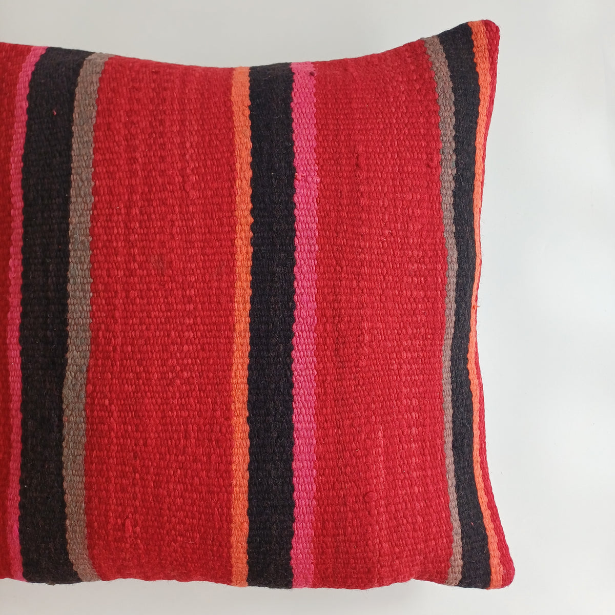 Moroccan Handmade Multicoloured Rug Cushion Cover 19''x19'' / 48x48 CM