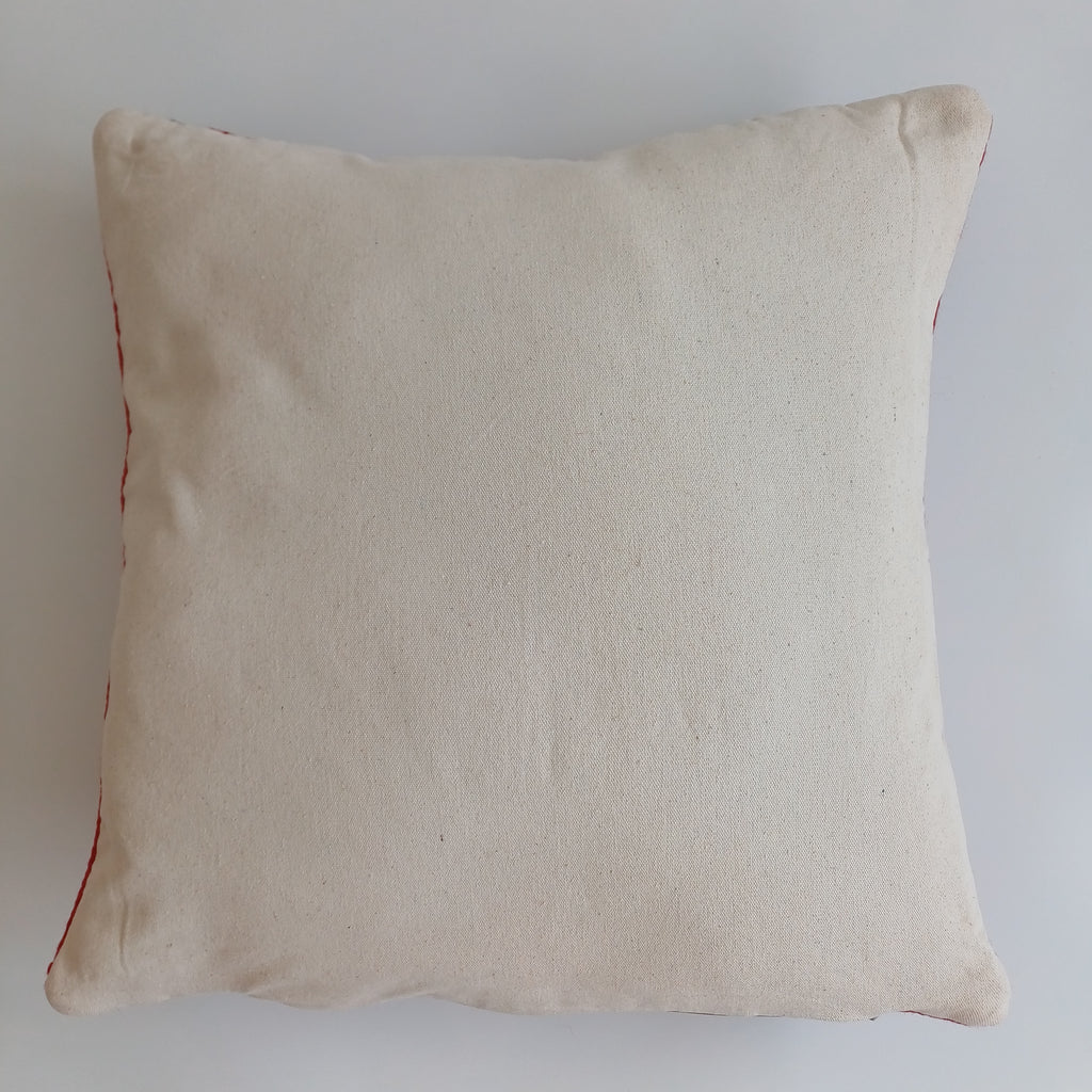 Moroccan Handmade Multicoloured Rug Cushion Cover 19''x19'' / 48x48 CM