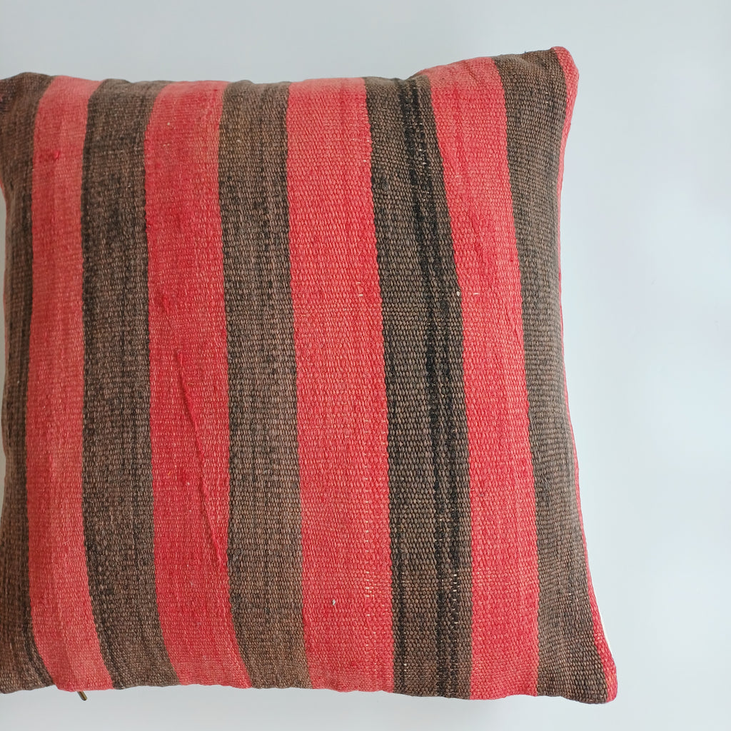 Moroccan Handmade Multicoloured Rug Cushion Cover 20''x20'' / 50x50 CM