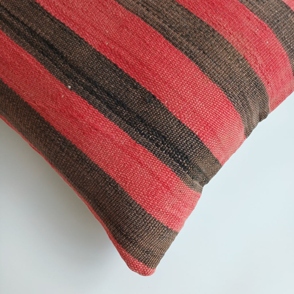 Moroccan Handmade Multicoloured Rug Cushion Cover 20''x20'' / 50x50 CM