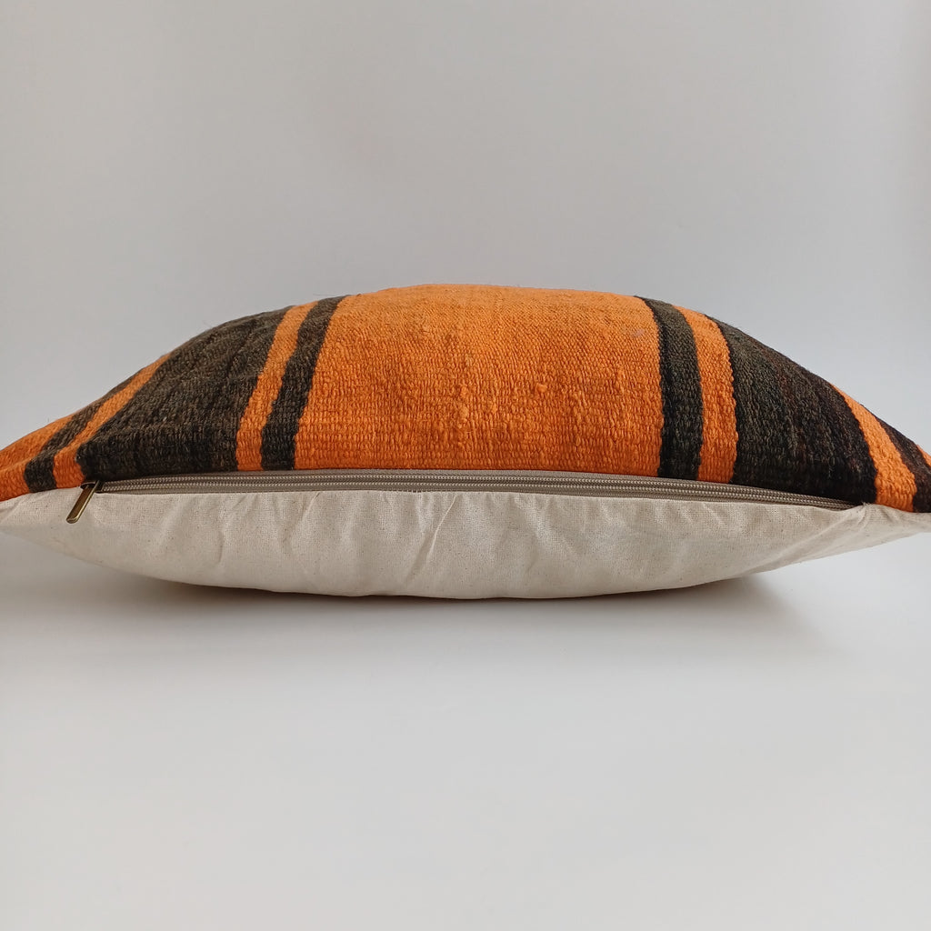 Moroccan Handmade Multicoloured Rug Cushion Cover 20''x20'' / 50x50 CM