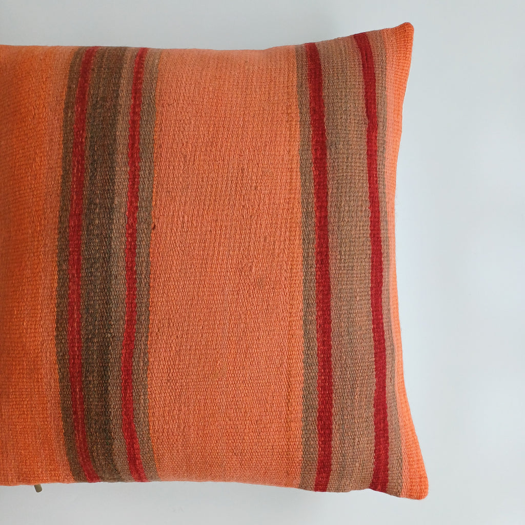 Moroccan Vintage Handmade Multicoloured Rug Cushion Cover 20''x20'' / 50x50 CM