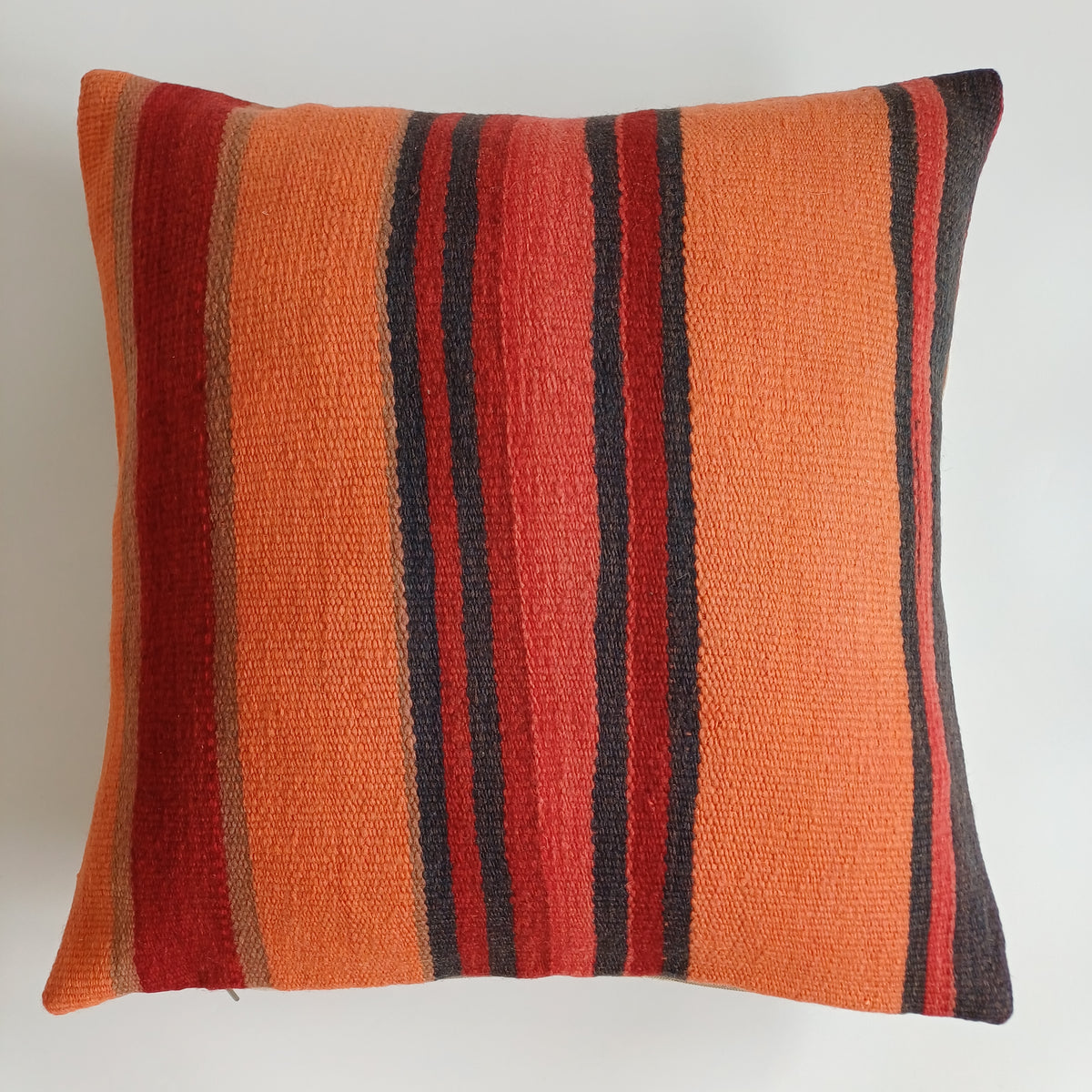 Moroccan Handmade Multicoloured Rug Cushion Cover 20''x20'' / 50x50 CM