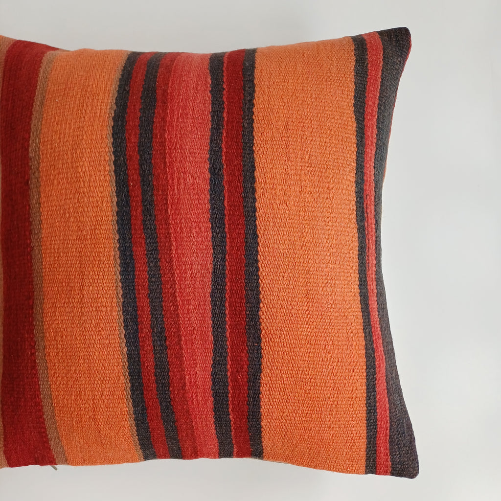 Moroccan Handmade Multicoloured Rug Cushion Cover 20''x20'' / 50x50 CM