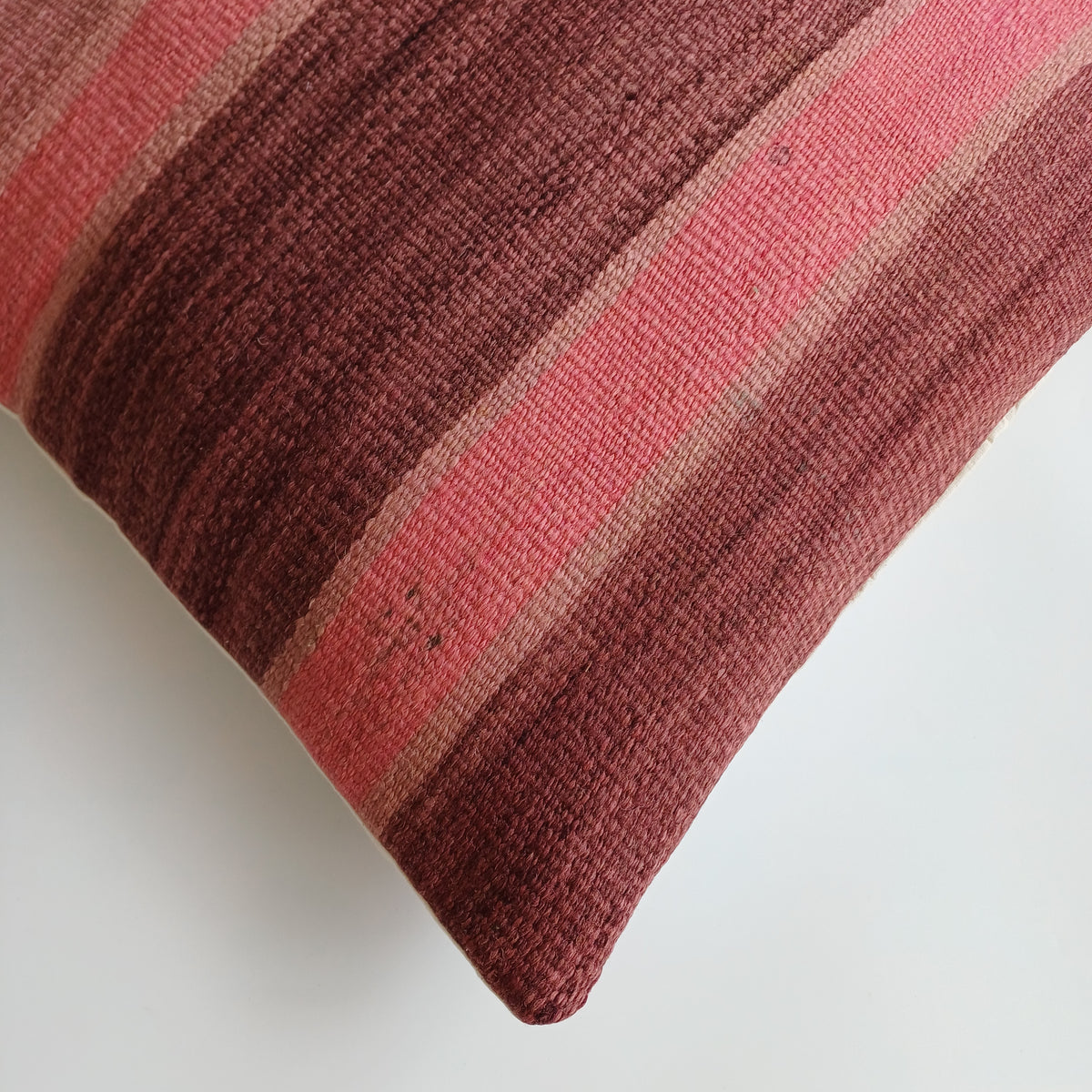 Moroccan Handmade Multicoloured Rug Cushion Cover 20''x20'' / 50x50 CM