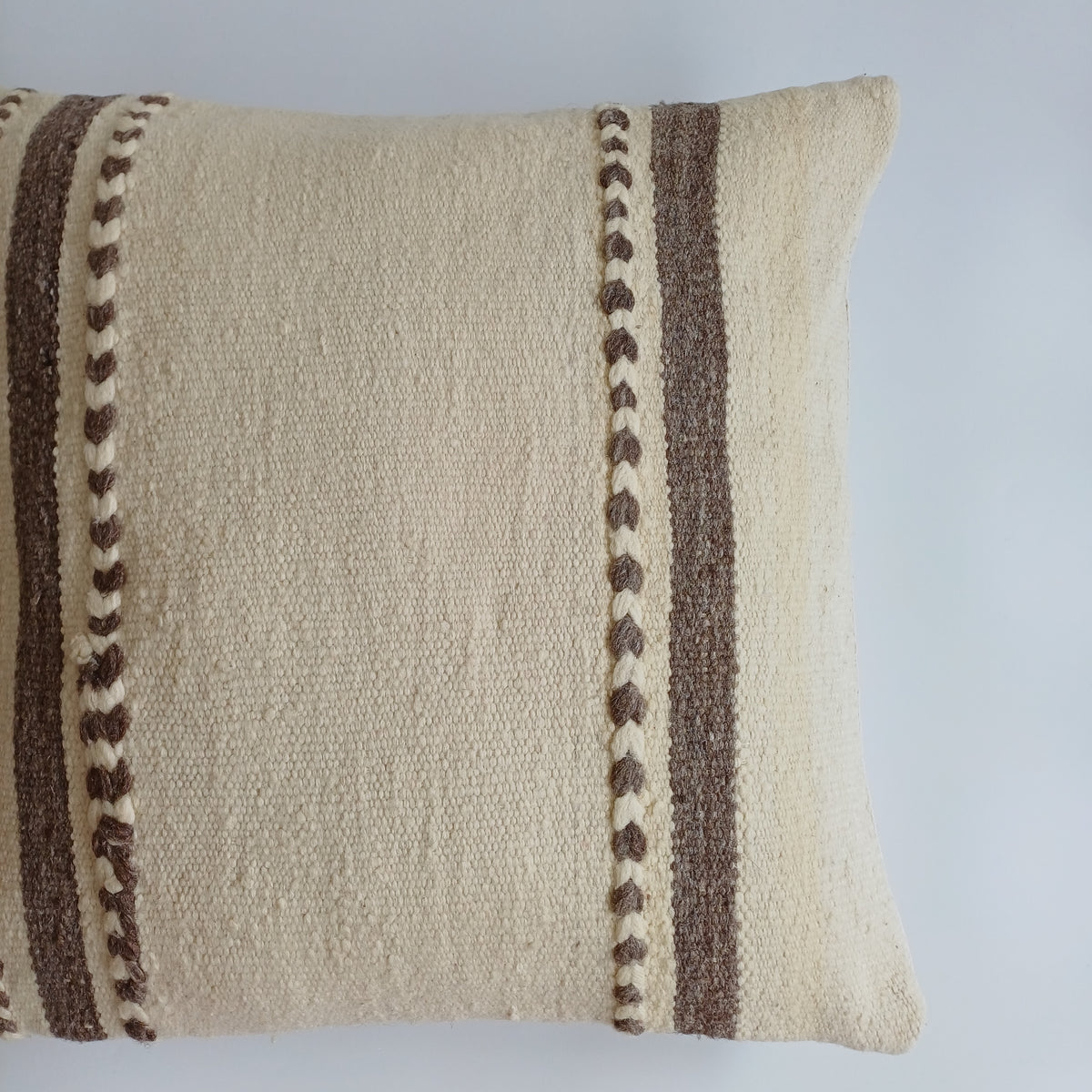 Moroccan Vintage Handmade Multicoloured Rug Cushion Cover 20''x20'' / 50x50 CM
