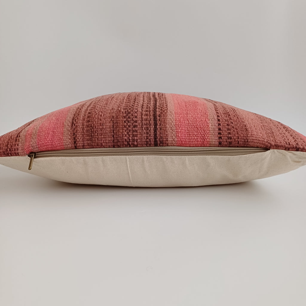 Moroccan Handmade Multicoloured Rug Cushion Cover 20''x20'' / 50x50 CM