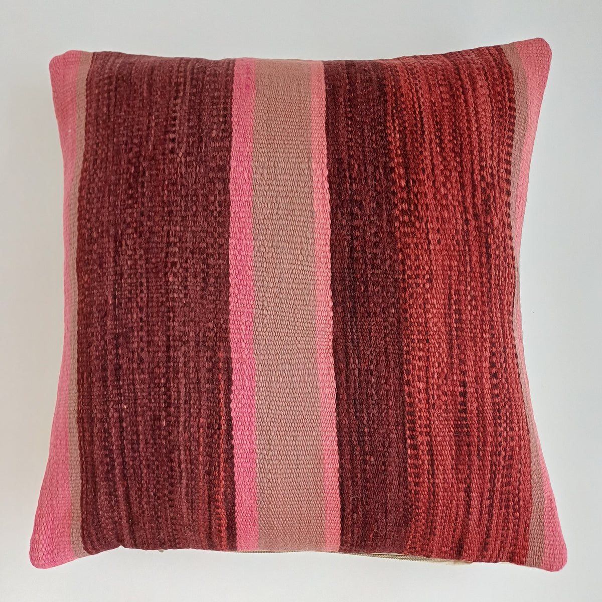 Moroccan Handmade Multicoloured Rug Cushion Cover 20''x20'' / 50x50 CM