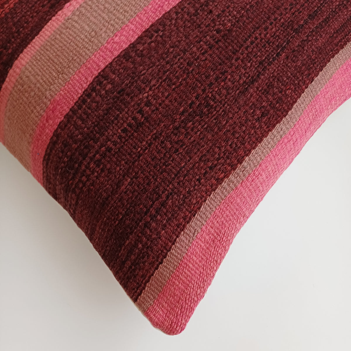 Moroccan Handmade Multicoloured Rug Cushion Cover 20''x20'' / 50x50 CM