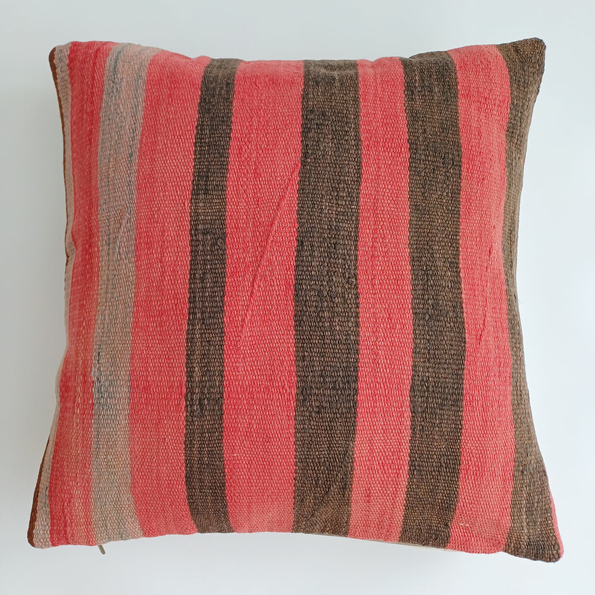 Moroccan Handmade Multicoloured Rug Cushion Cover 20''x20'' / 50x50 CM