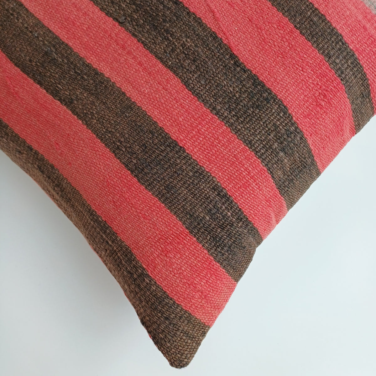 Moroccan Handmade Multicoloured Rug Cushion Cover 20''x20'' / 50x50 CM