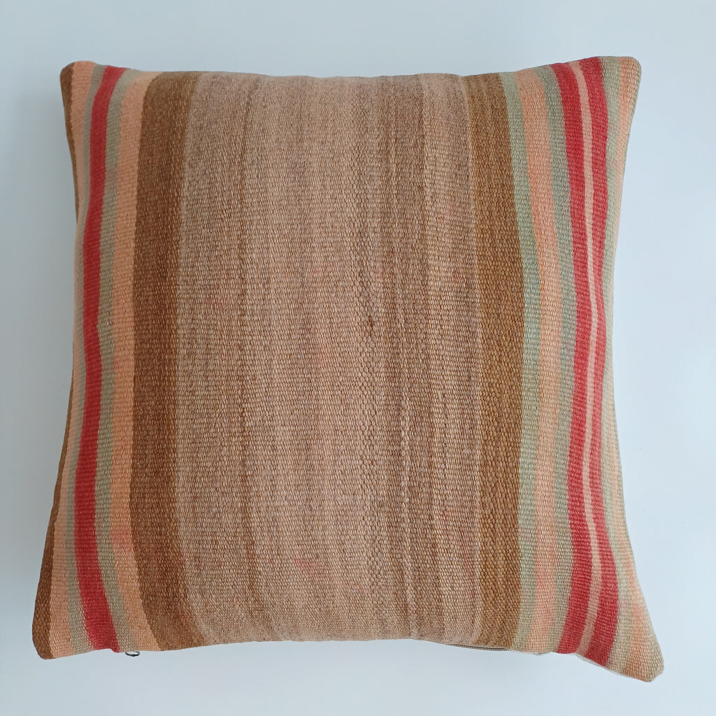 Moroccan Handmade Multicoloured Rug Cushion Cover 20''x20'' / 50x50 CM