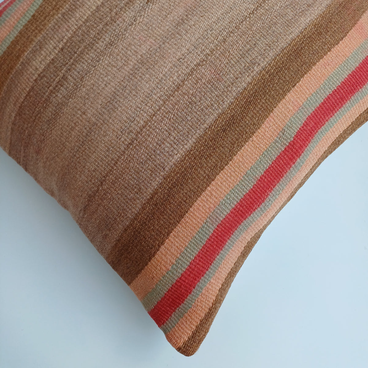Moroccan Handmade Multicoloured Rug Cushion Cover 20''x20'' / 50x50 CM