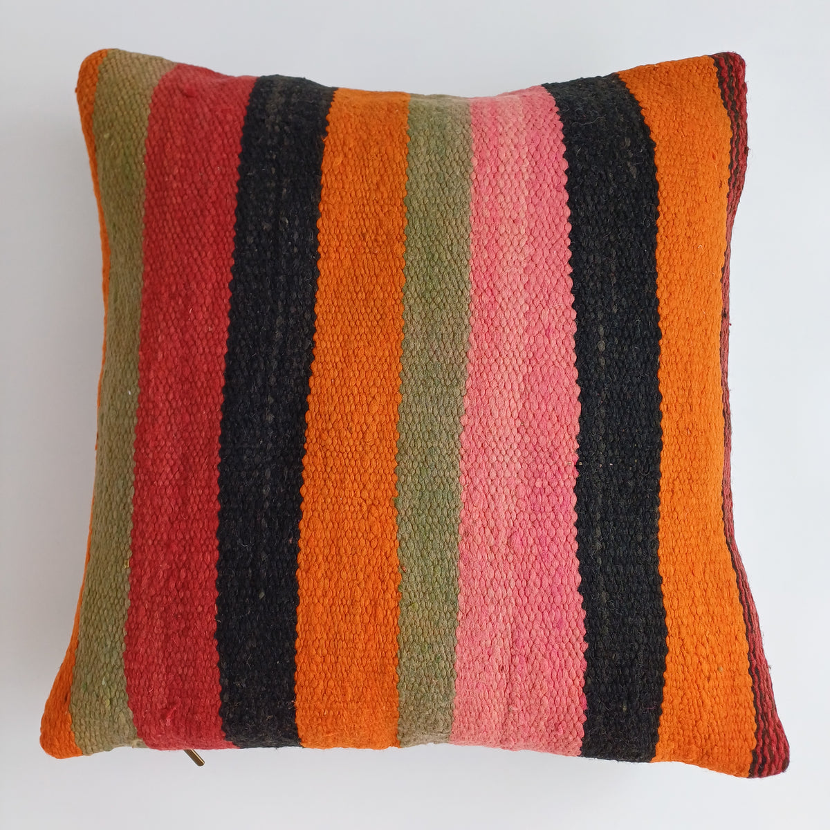 Moroccan Handmade Multicoloured Rug Cushion Cover 20''x20'' / 50x50 CM