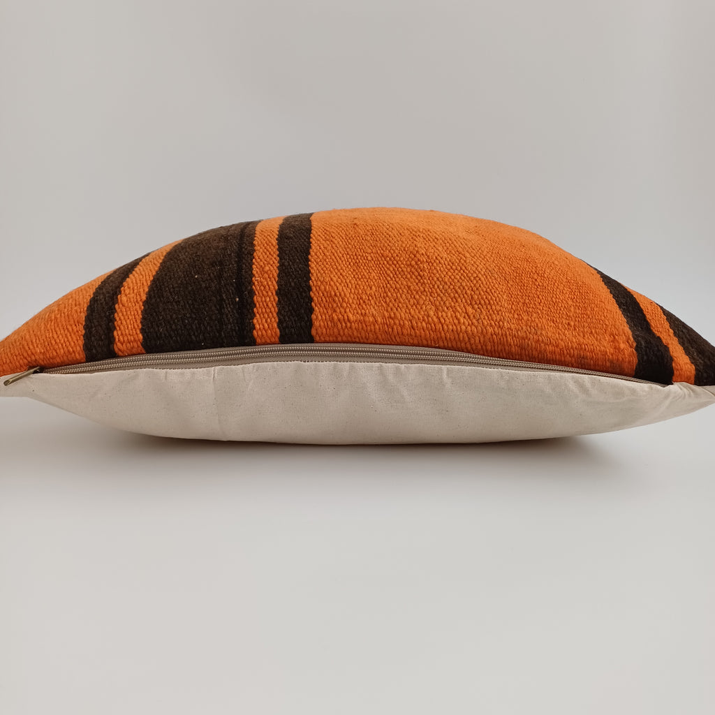 Moroccan Handmade Multicoloured Rug Cushion Cover 20''x20'' / 50x50 CM
