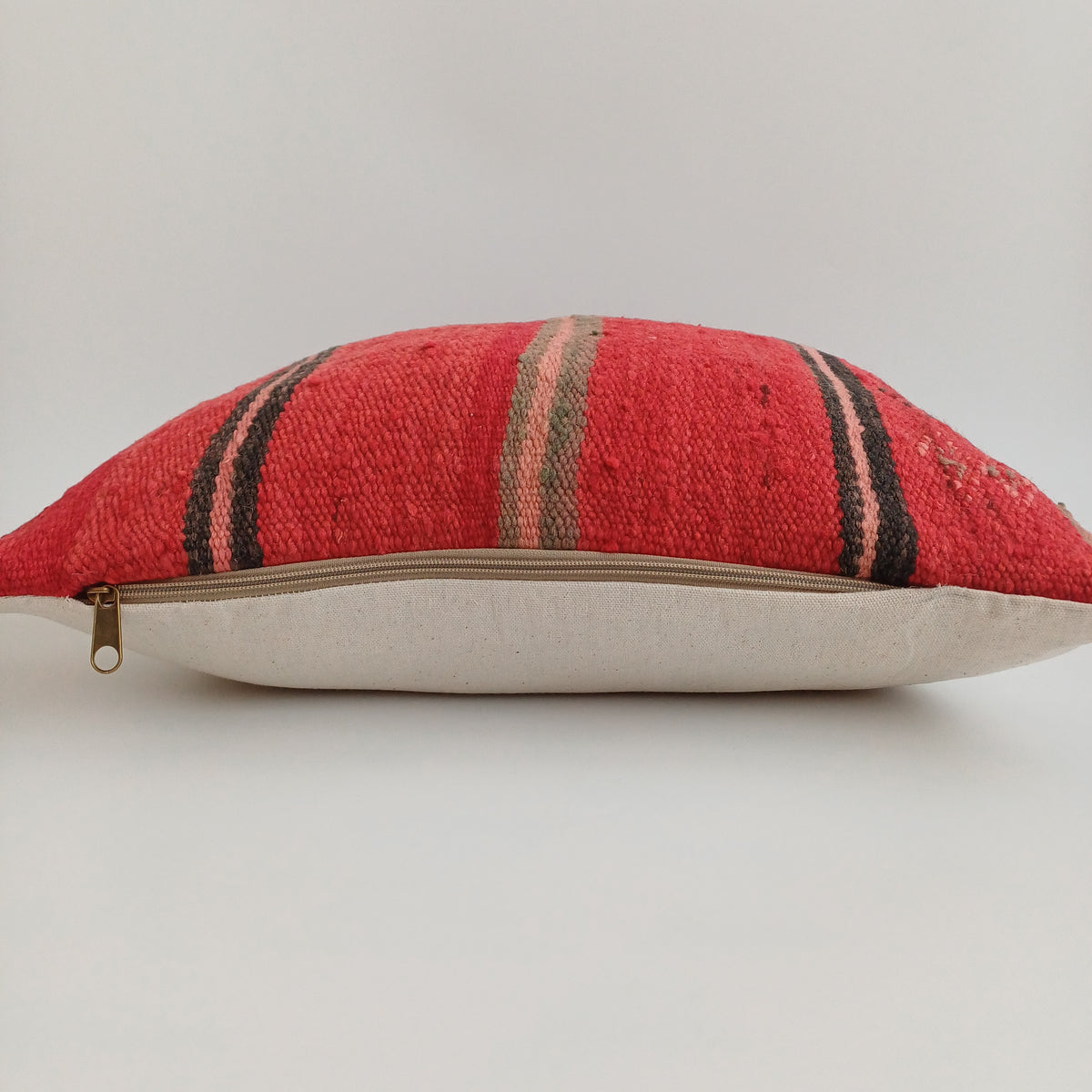 Moroccan Handmade Multicoloured Rug Cushion Cover 20''x20'' / 50x50 CM