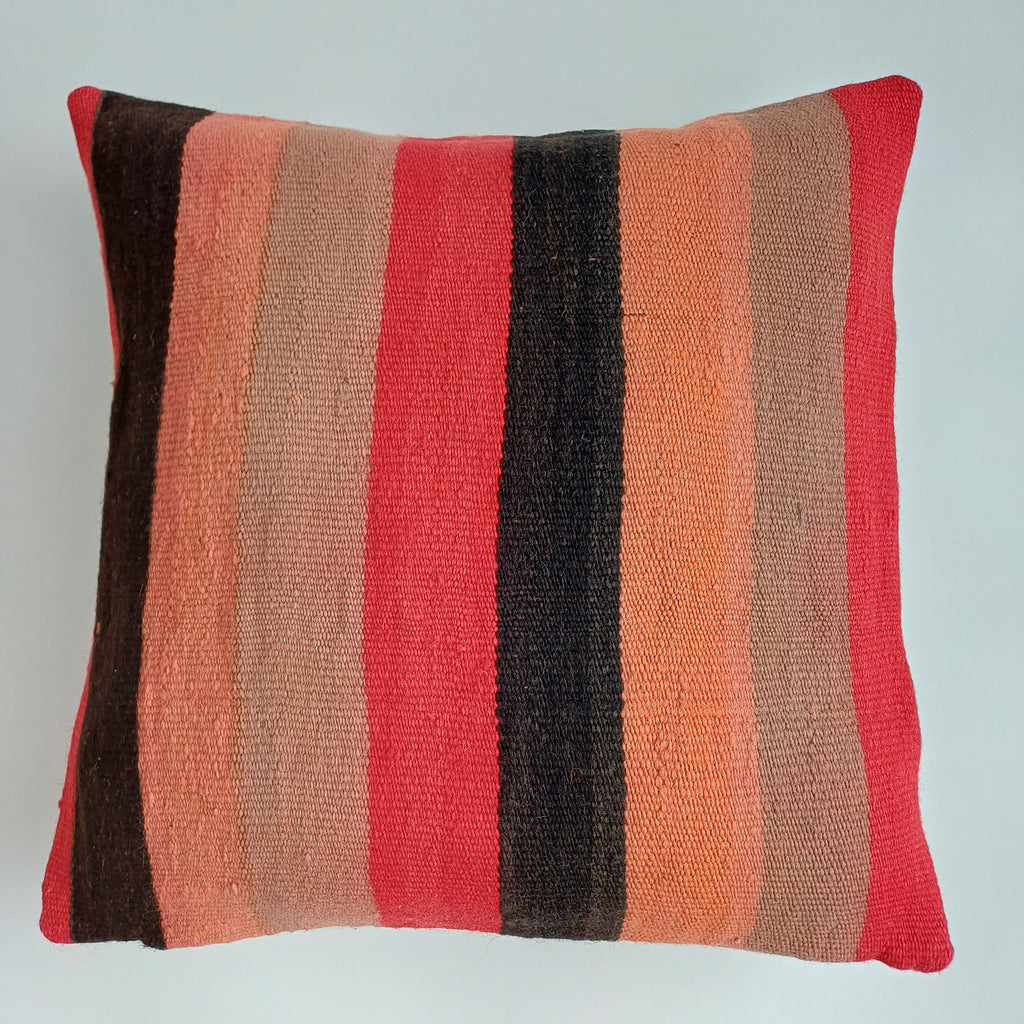 Moroccan Handmade Multicoloured Rug Cushion Cover 20''x20'' / 50x50 CM