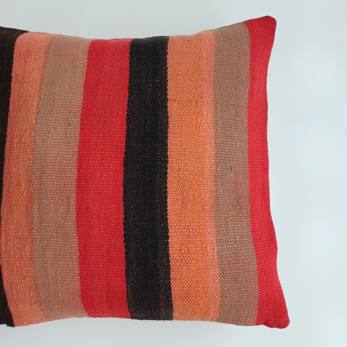 Moroccan Handmade Multicoloured Rug Cushion Cover 20''x20'' / 50x50 CM