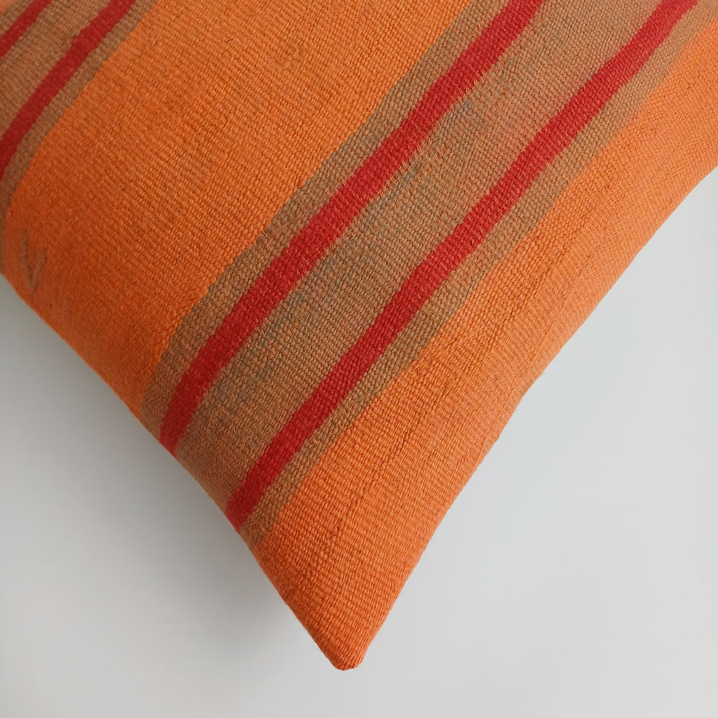 Moroccan Handmade Multicoloured Rug Cushion Cover 20''x20'' / 50x50 CM