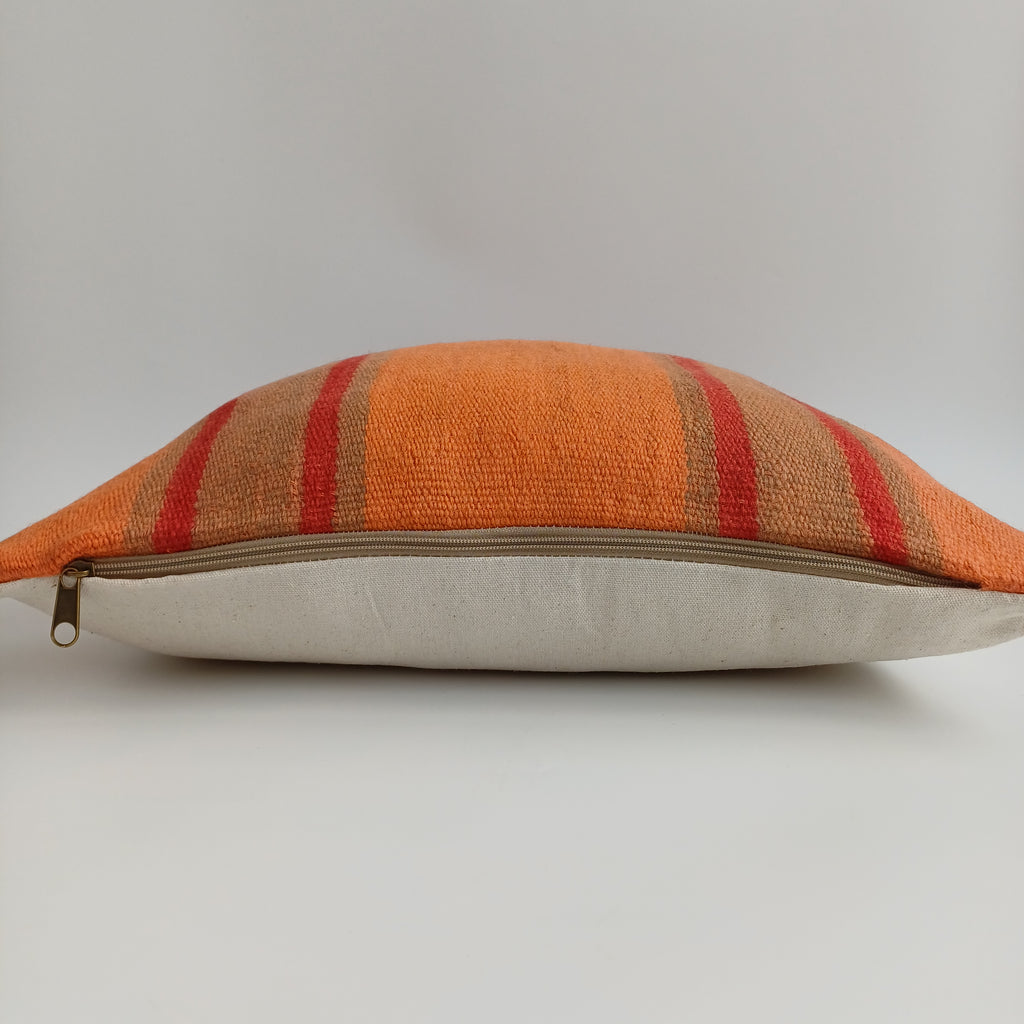 Moroccan Handmade Multicoloured Rug Cushion Cover 20''x20'' / 50x50 CM