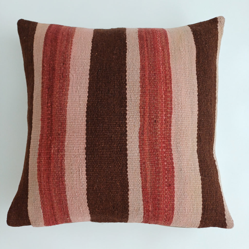 Moroccan Handmade Multicoloured Rug Cushion Cover 20''x20'' / 50x50 CM