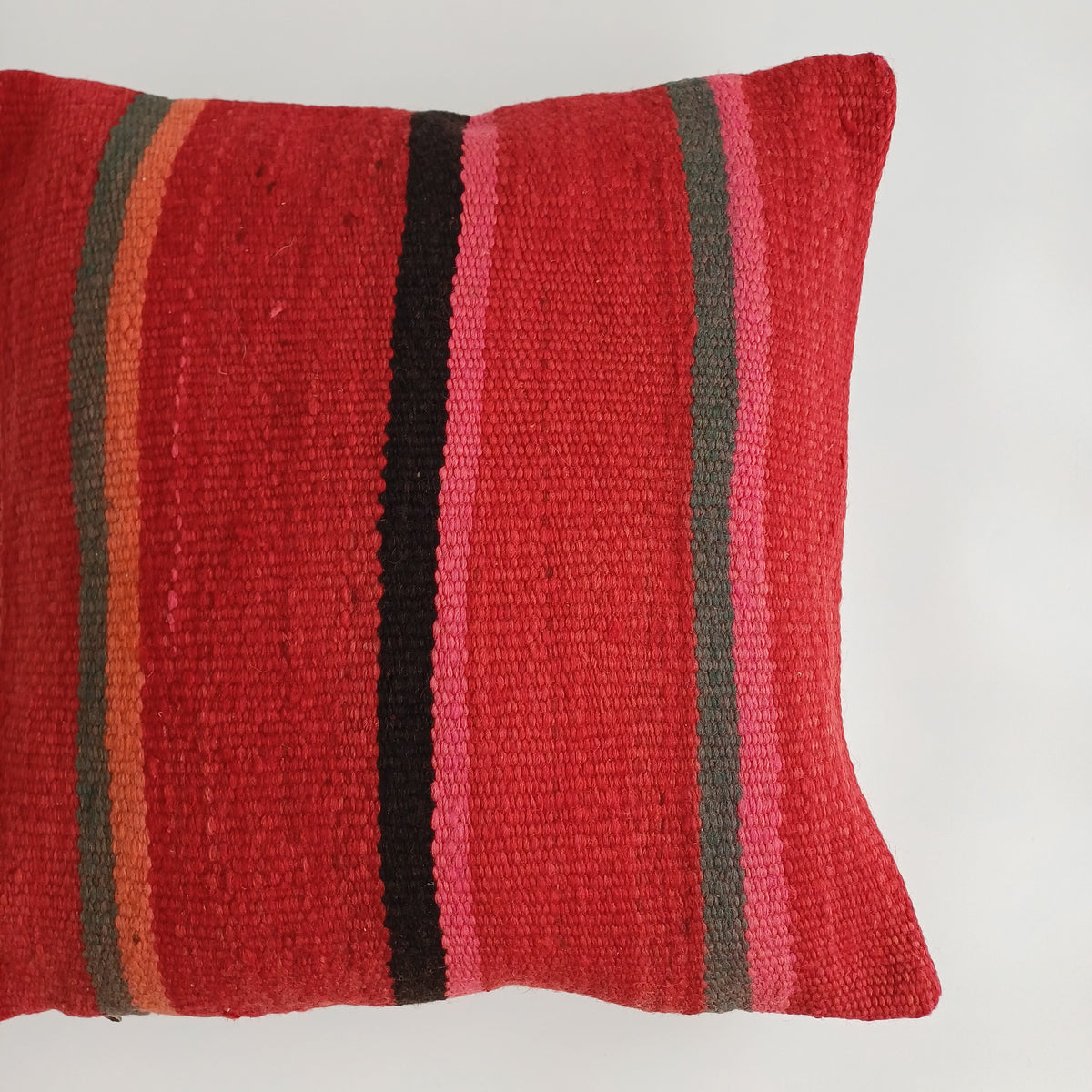 Moroccan Handmade Multicoloured Rug Cushion Cover 20''x20'' / 50x50 CM