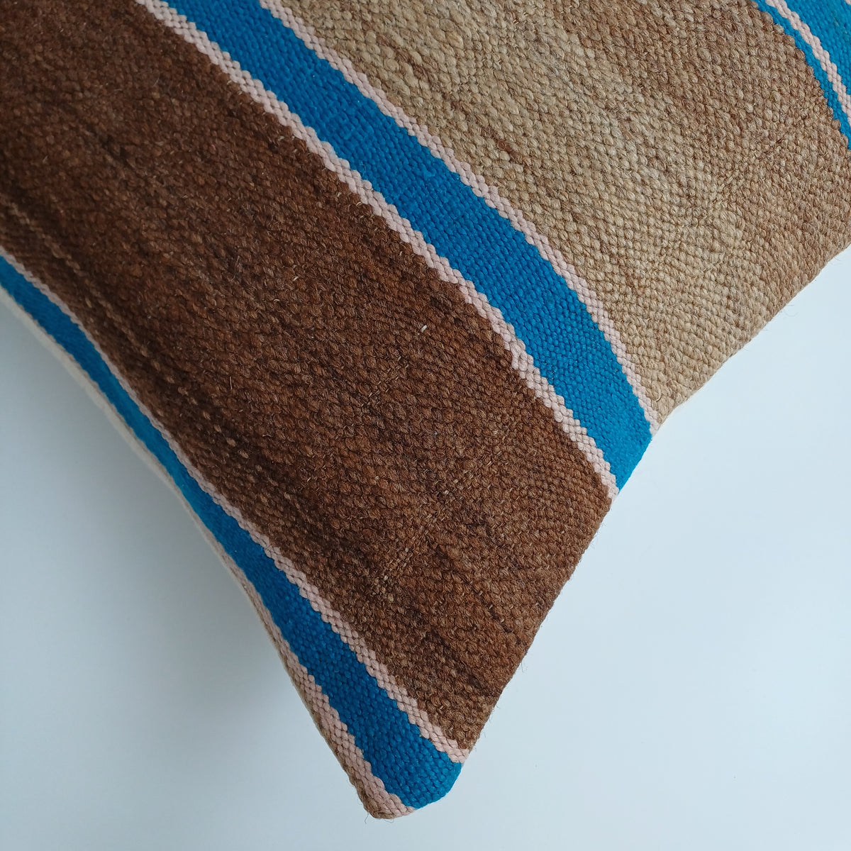 Moroccan Handmade Multicoloured Rug Cushion Cover 20''x20'' / 50x50 CM