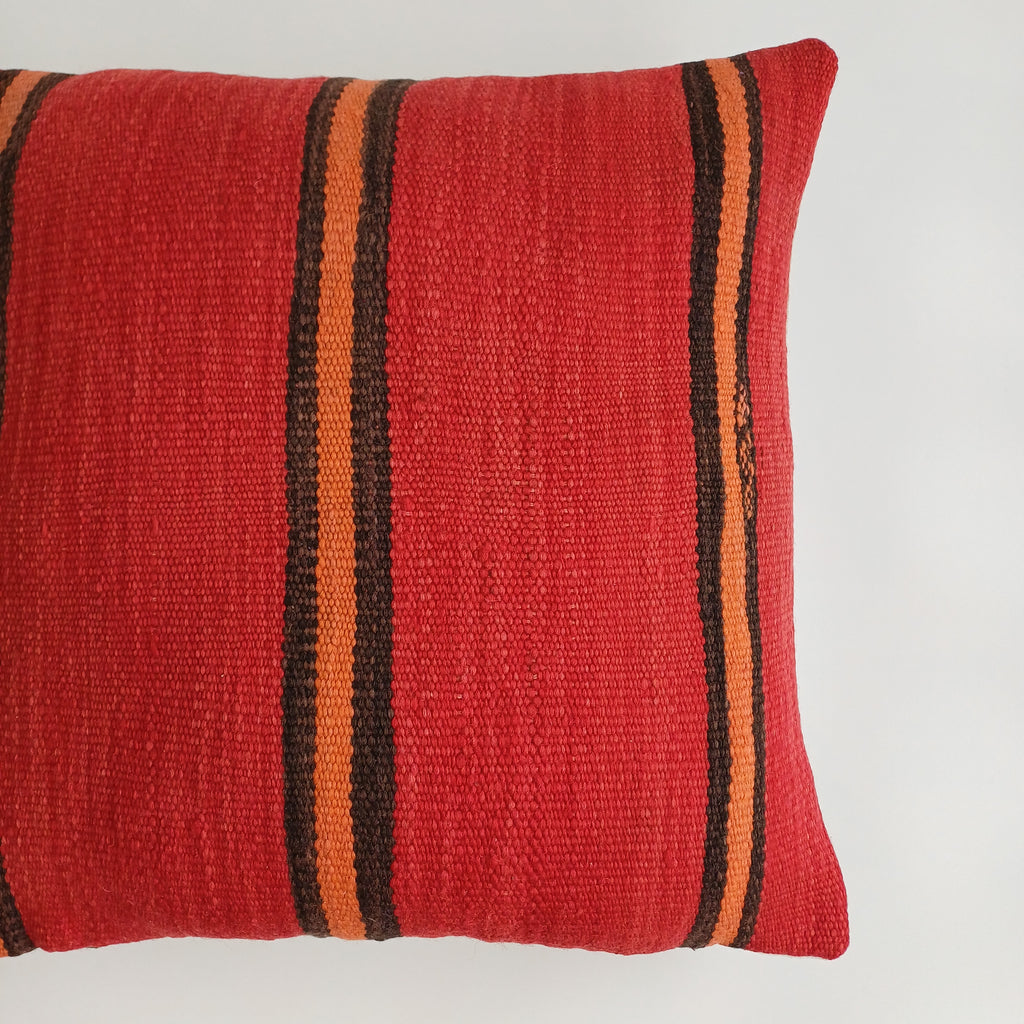 Moroccan Handmade Multicoloured Rug Cushion Cover 20''x20'' / 50x50 CM