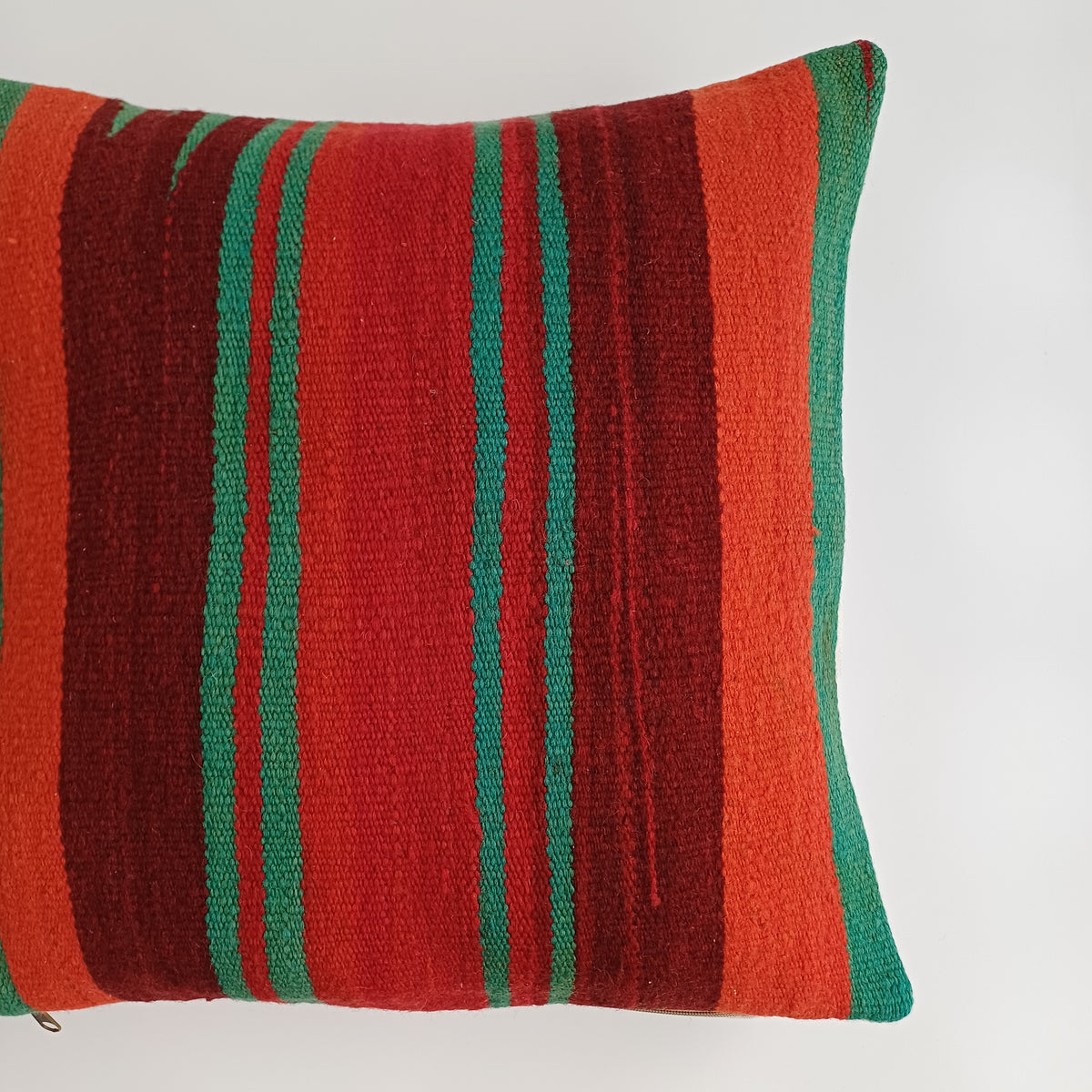 Moroccan Vintage Handmade Multicoloured Rug Cushion Cover 20''x20'' / 50x50 CM