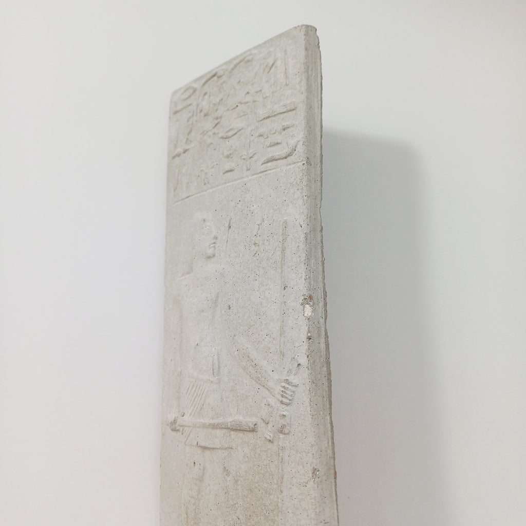 Egyptian Style Relief Plaque, Hieroglyph Wall Art, Bohemian Wall Decor 21x8 CM