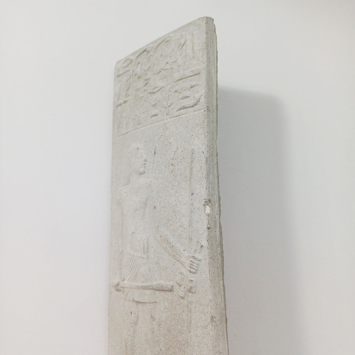 Egyptian Style Relief Plaque, Hieroglyph Wall Art, Bohemian Wall Decor 21x8 CM