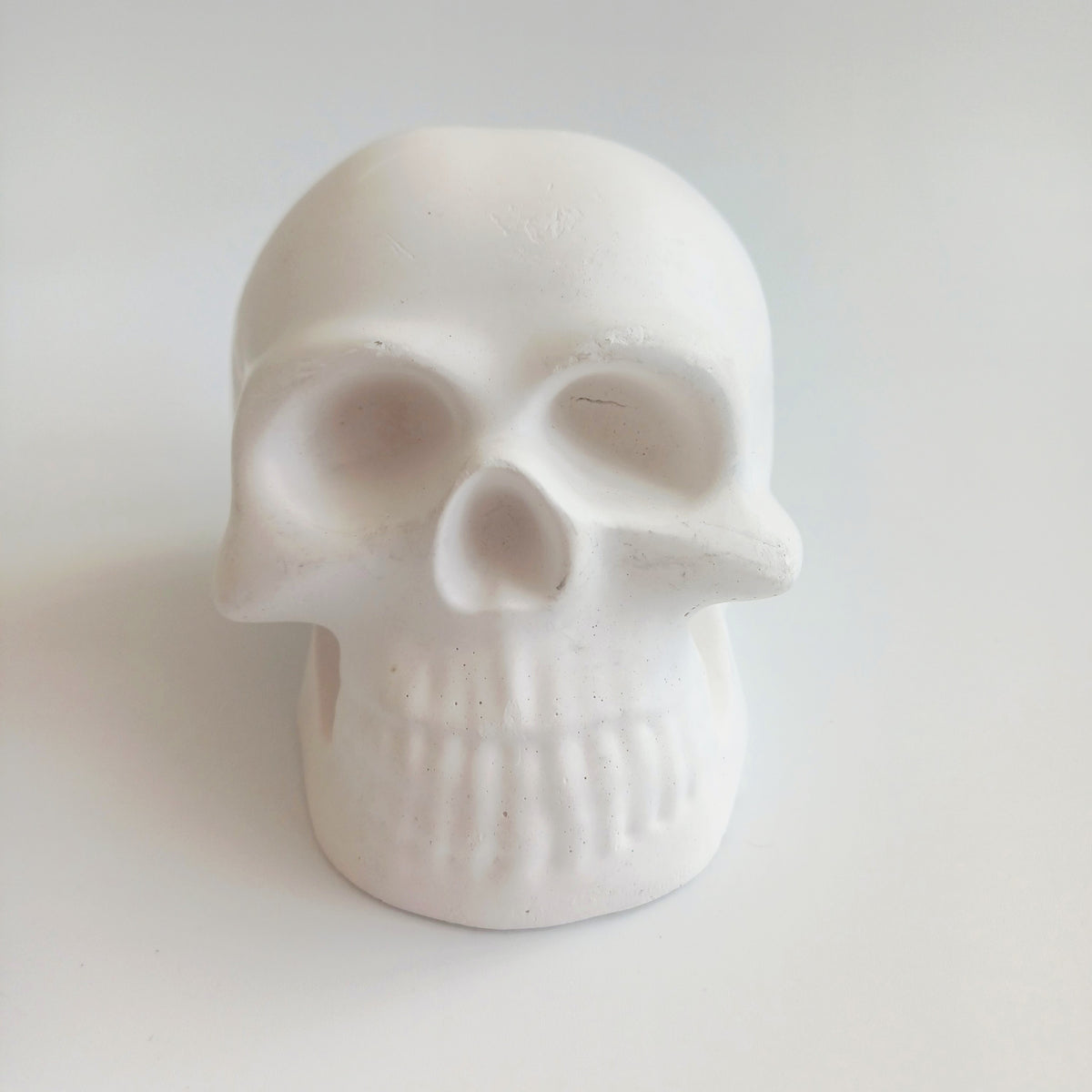 Small White Skull Shelf Decor 7.5x6.3 CM