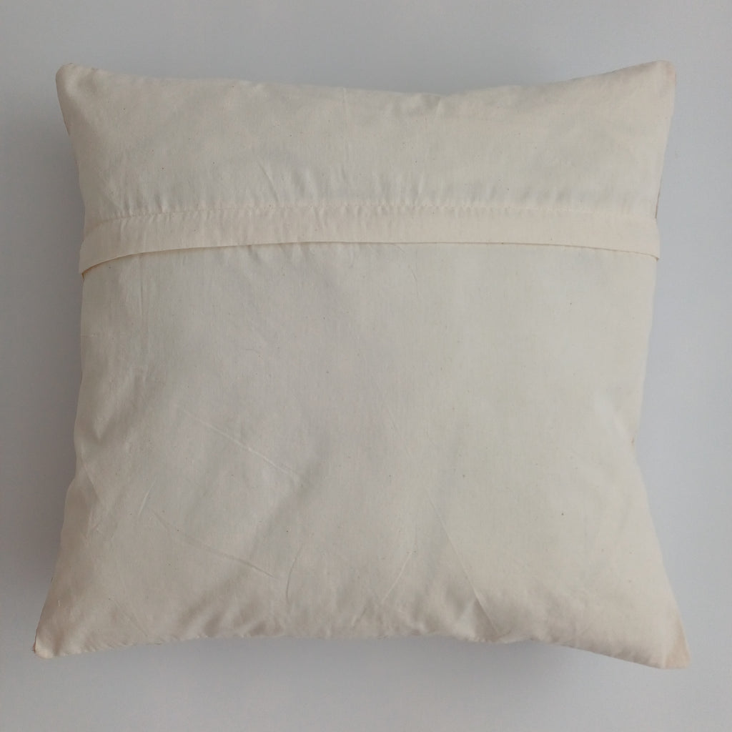 Hand Embroidered Multicolour Uzbek Suzani Cushion Cover 16''x15'' / 41x39 CM