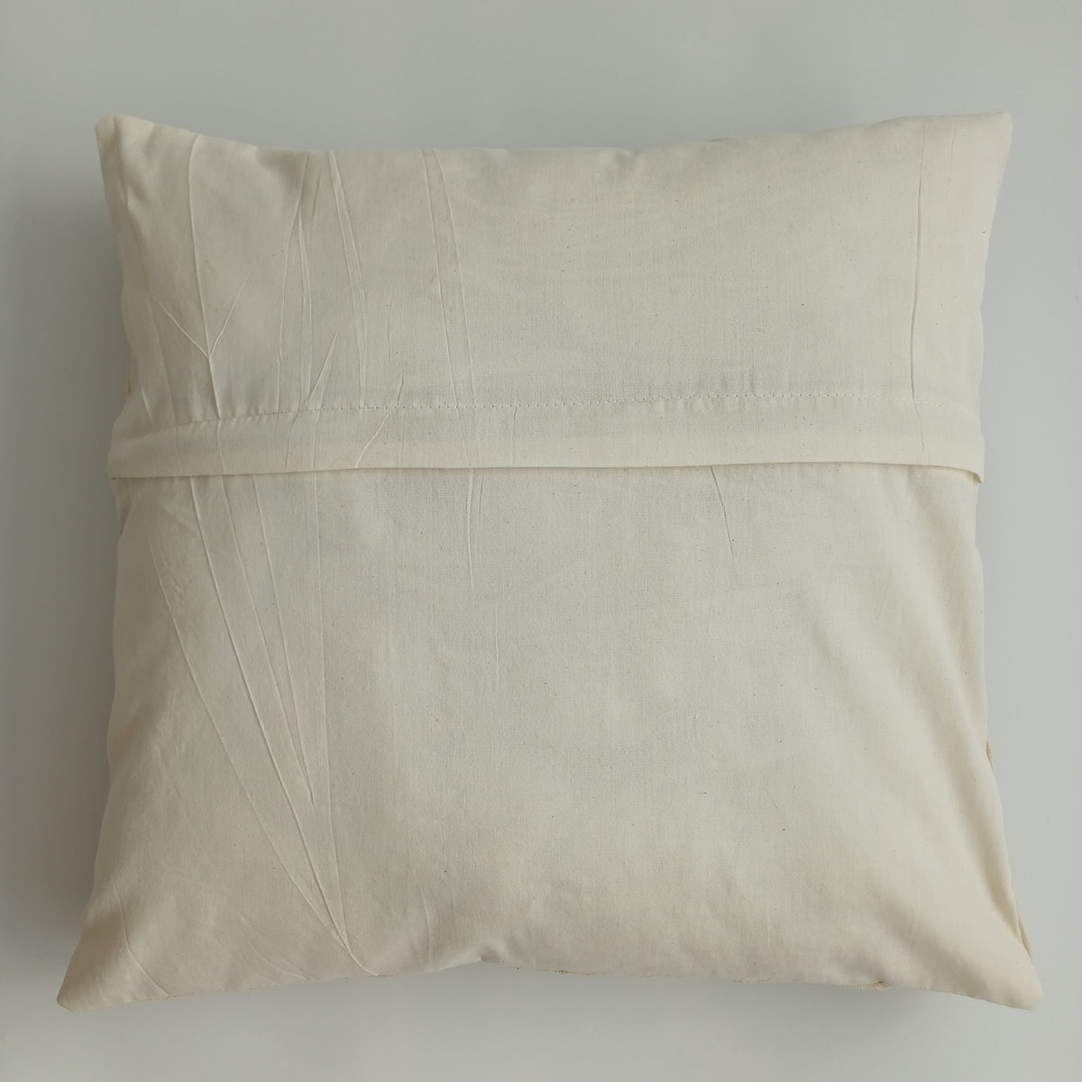Hand Embroidered Multicolour Uzbek Suzani Cushion Cover 17''x16'' / 44x43 CM