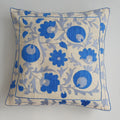 Hand Embroidered Pomegranate Multicolour Uzbek Suzani Cushion Cover 17''x17'' / 45x45 CM