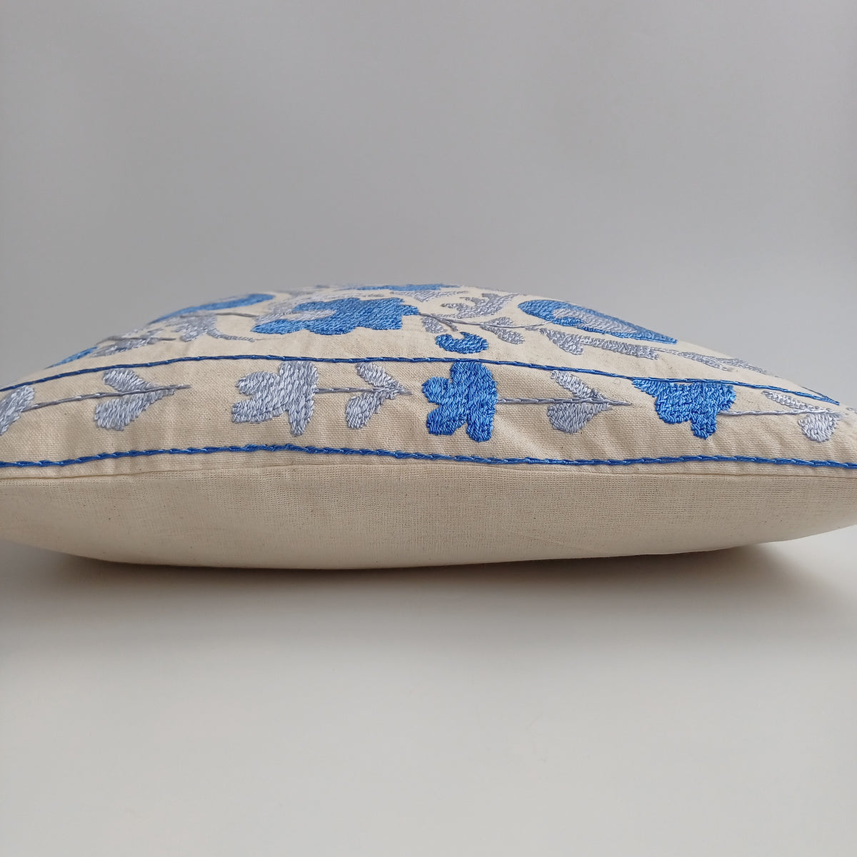 Hand Embroidered Pomegranate Multicolour Uzbek Suzani Cushion Cover 17''x17'' / 45x45 CM