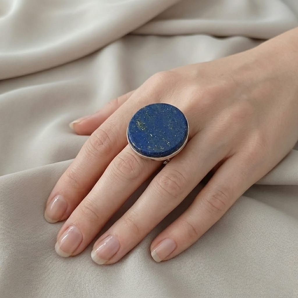 Lapis Lazuli Handmade Gemstone Ring