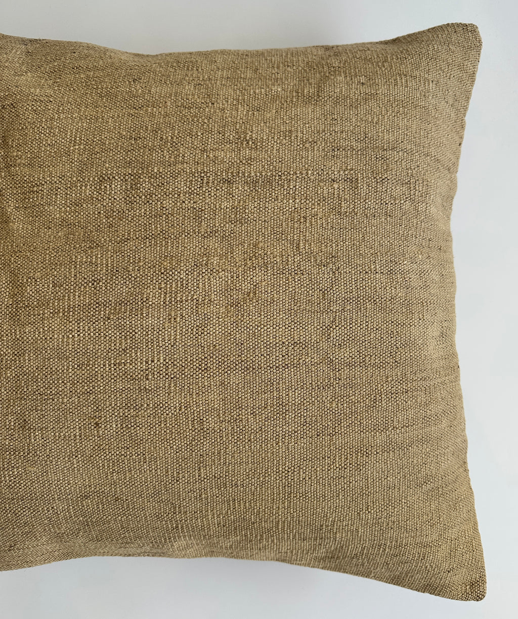 Handmade Textured Beige Turkish Rug Cushion Cover 18''x18'' / 45x44 CM