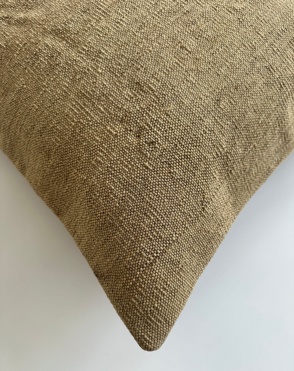 Handmade Textured Beige Turkish Rug Cushion Cover 18''x18'' / 45x44 CM