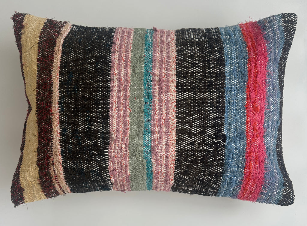 Multicolour Turkish Rug Cushion Cover 24''x16'' / 60x40 CM