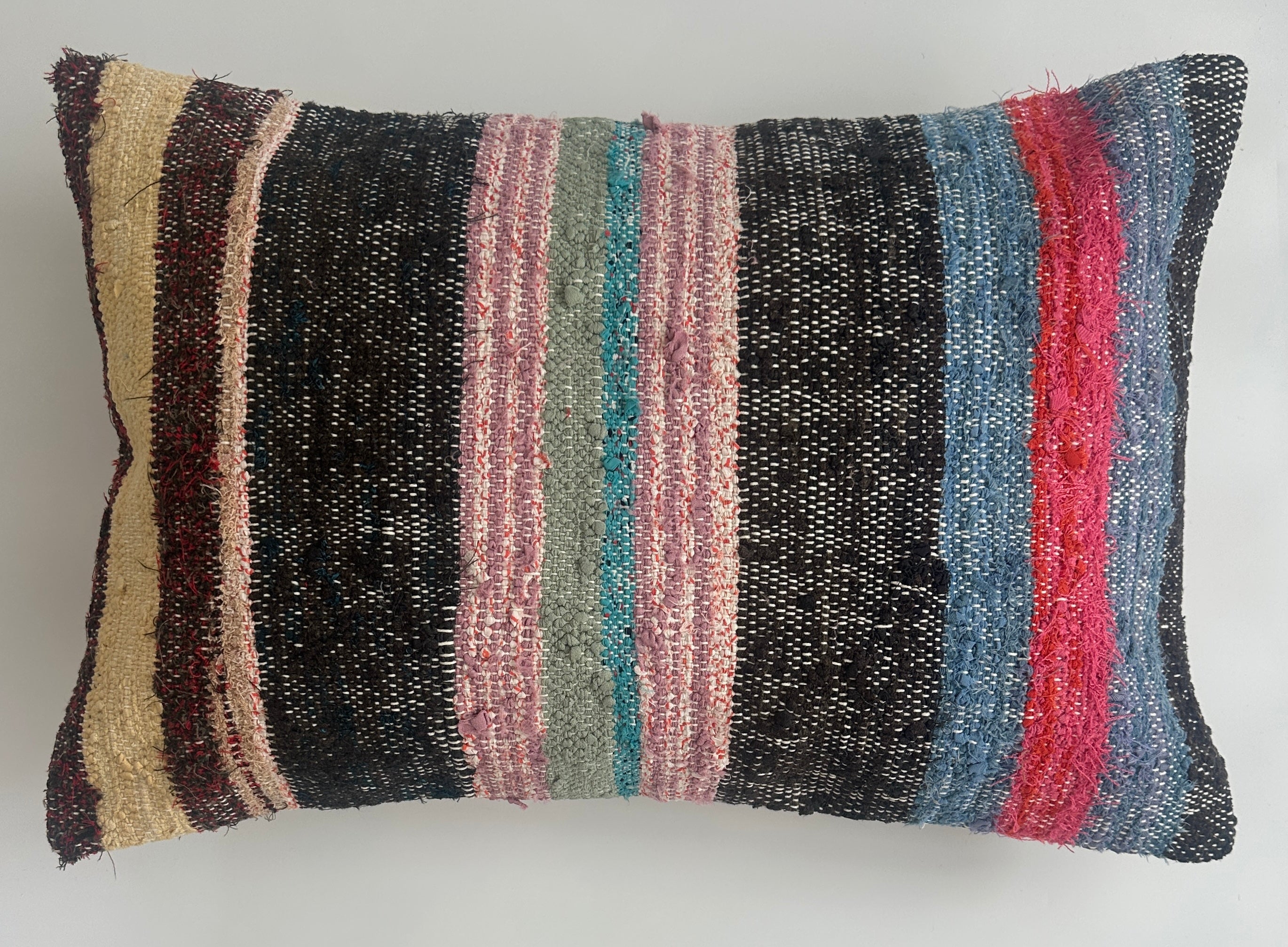 Multicolour Turkish Rug Cushion Cover 24''x16'' / 60x40 CM