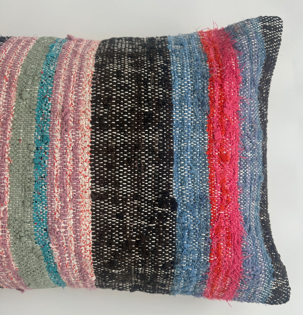 Multicolour Turkish Rug Cushion Cover 24''x16'' / 60x40 CM