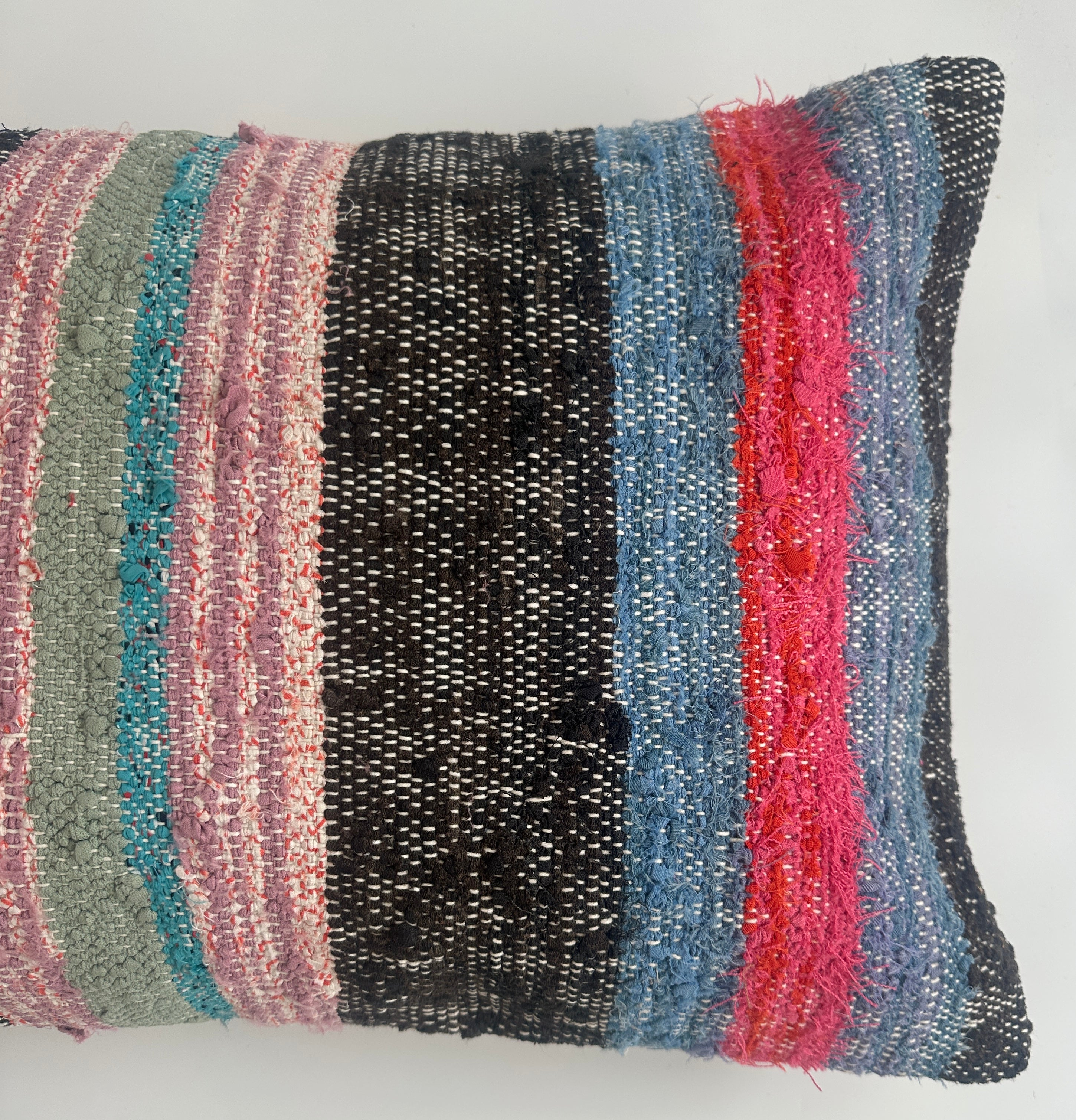 Multicolour Turkish Rug Cushion Cover 24''x16'' / 60x40 CM