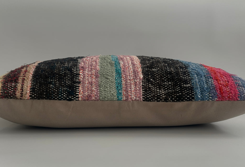 Multicolour Turkish Rug Cushion Cover 24''x16'' / 60x40 CM