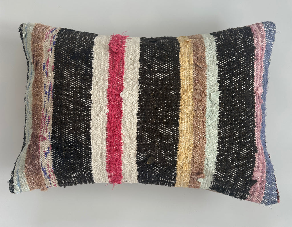 Multicolour Turkish Rug Cushion Cover 24''x16'' / 60x40 CM