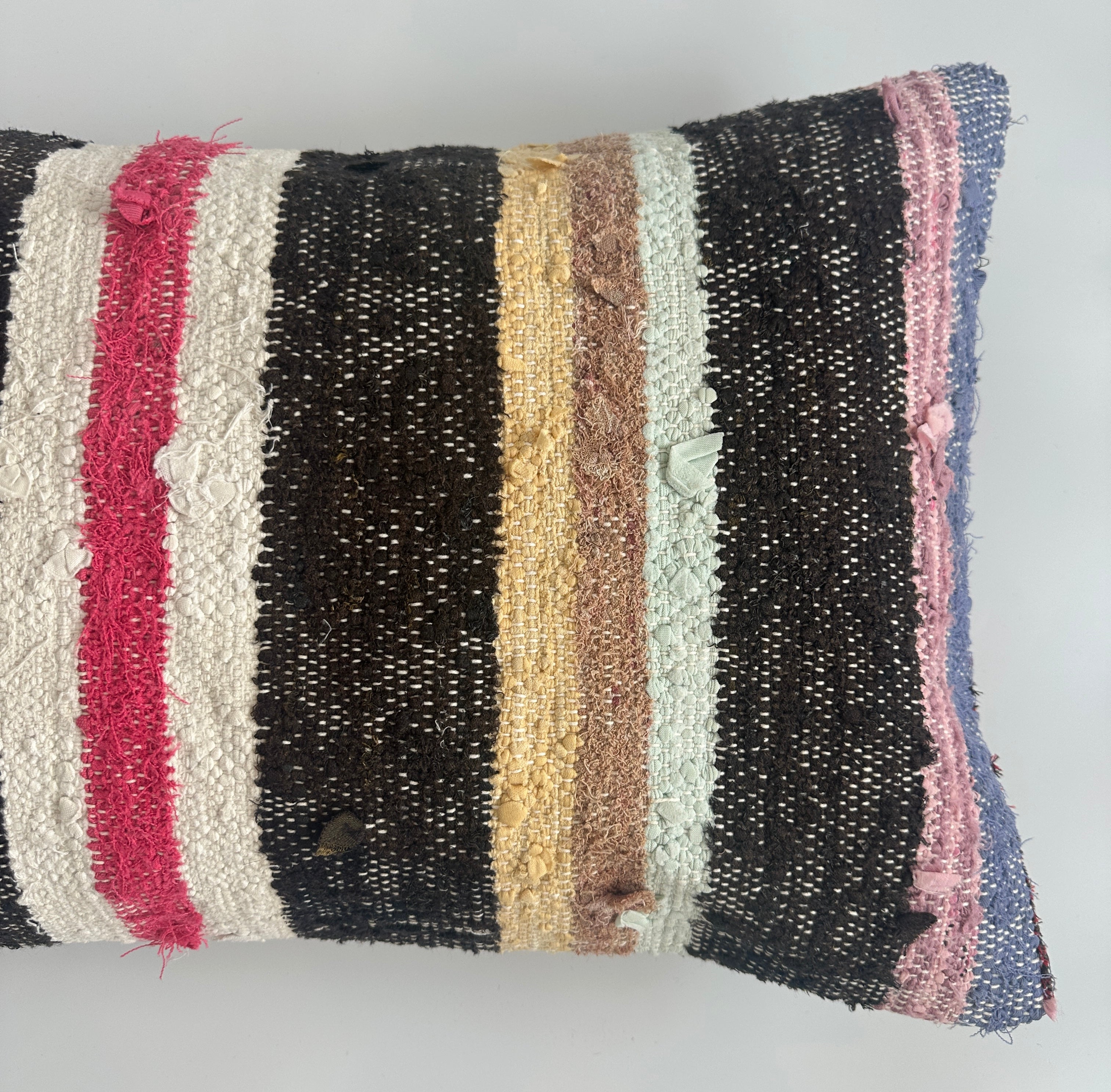 Multicolour Turkish Rug Cushion Cover 24''x16'' / 60x40 CM