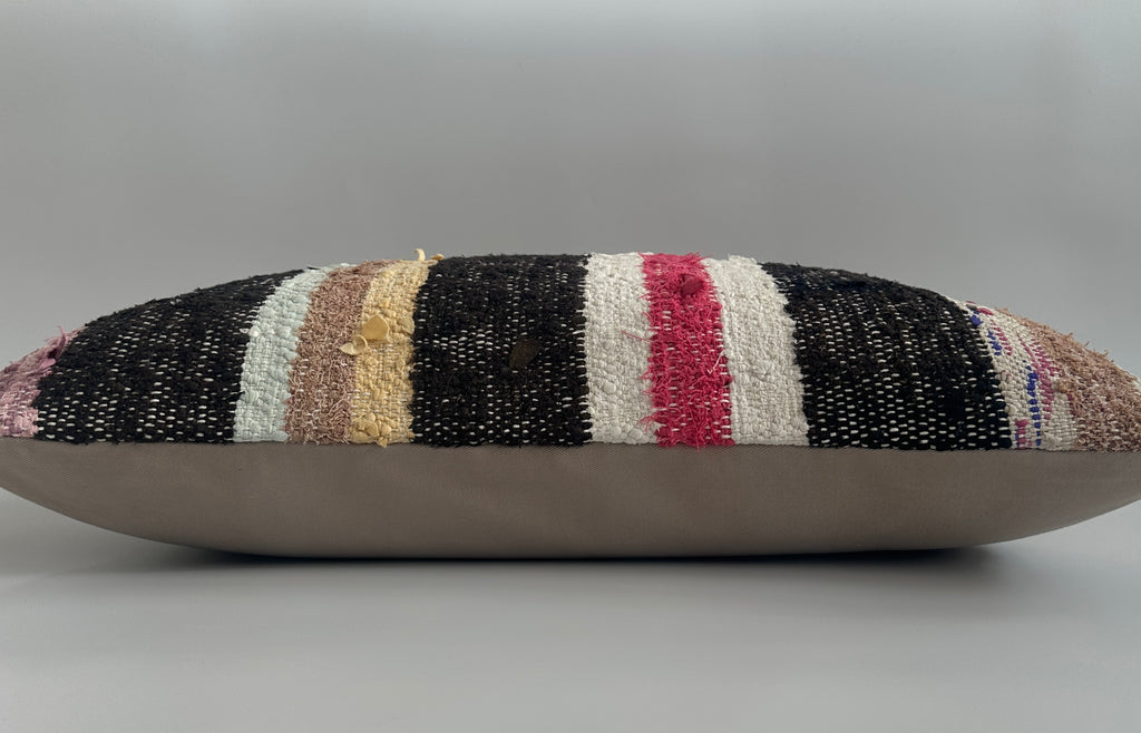 Multicolour Turkish Rug Cushion Cover 24''x16'' / 60x40 CM